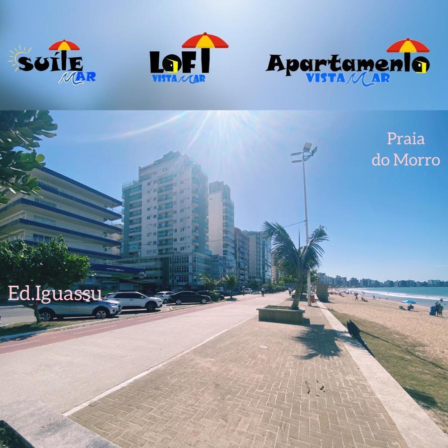 Apartamento Vista Mar 209 - 2 Quartos - Praia Do Morro - Predio Frente Mar - Varanda Com Vista Mar - Elevador - Atravessou A Avenida, Ja Esta Na Praia - Com Garagem - Internet Guarapari Εξωτερικό φωτογραφία