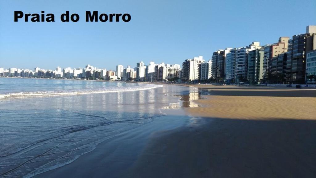 Apartamento Vista Mar 209 - 2 Quartos - Praia Do Morro - Predio Frente Mar - Varanda Com Vista Mar - Elevador - Atravessou A Avenida, Ja Esta Na Praia - Com Garagem - Internet Guarapari Εξωτερικό φωτογραφία